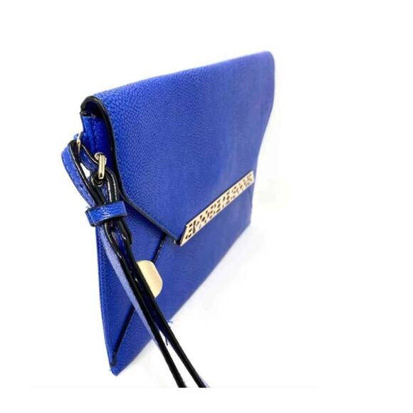 Stella & Dot Cobalt Blue Women's Envelope Wristlet Clutch - Picture 4 of 8